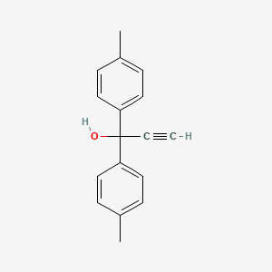 Chemical structure of 1,1-Di-p-tolyl-2-propyn-1-ol