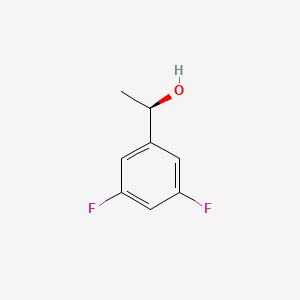 Chemical structure of (R)-1-(3,5-difluorophenyl)ethanol