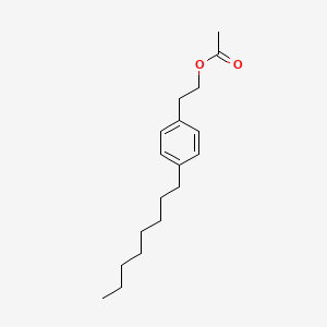 Chemical structure of 2-(4-octylphenyl)ethyl Acetate