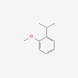 Chemical structure of 2-Isopropylanisole