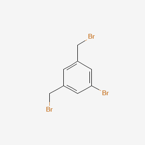 Chemical structure of 1-Bromo-3,5-bis(bromomethyl)benzene