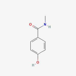 Chemical structure of Benzamide, 4-hydroxy-N-methyl-