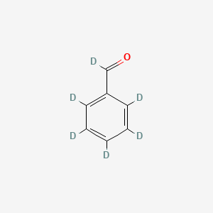 Chemical structure of Benzaldehyde-d6