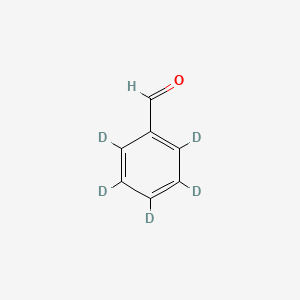 Chemical structure of Benzaldehyde-2,3,4,5,6-d5