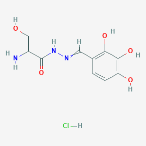 Chemical structure of Benserazide Hydrochloride impurity C