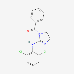 Chemical structure of Benclonidine