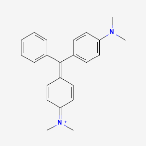 Chemical structure of Basic Green 4