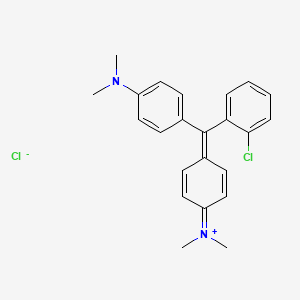 Chemical structure of Basic Blue 1