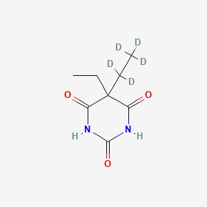 Chemical structure of Barbital-d5