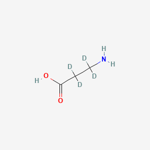 Chemical structure of B-ALANINE-2,2,3,3-D4