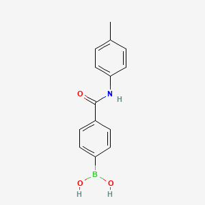 Chemical structure of [4-[[(4-Methylphenyl)amino]-carbonyl]phenyl]boronic acid