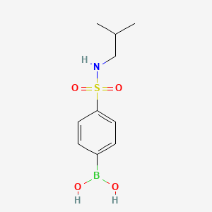 Chemical structure of (4-(N-Isobutylsulfamoyl)phenyl)boronic acid
