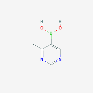 Chemical structure of (4-Methylpyrimidin-5-YL)boronic acid