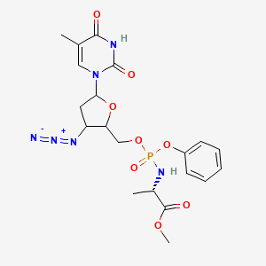Chemical structure of Azt-pmap