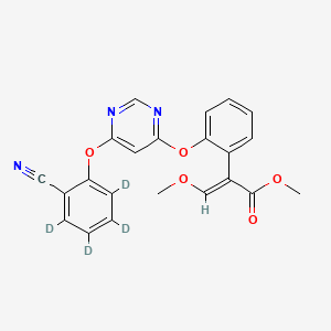 Chemical structure of Azoxystrobin-d4