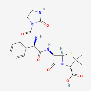 Chemical structure of Azlocillin