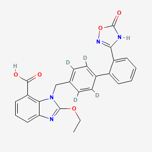 Chemical structure of Azilsartan-d4