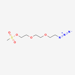 Chemical structure of Azido-PEG3-MS