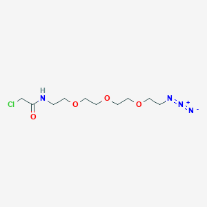 Chemical structure of Azido-PEG3-chloroacetamide