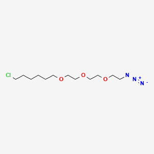 Chemical structure of Azido-PEG3-C6-Cl