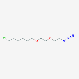 Chemical structure of Azido-PEG2-C6-Cl