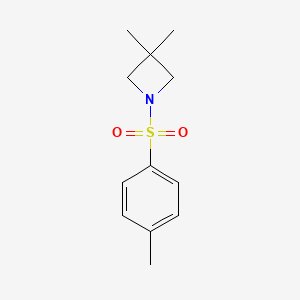 Chemical structure of 3,3-Dimethyl-1-tosylazetidine