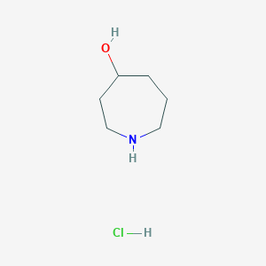 Chemical structure of Azepan-4-ol hydrochloride