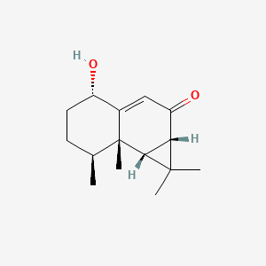 Chemical structure of Axinysone A