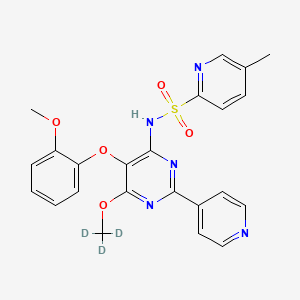 Chemical structure of Avosentan-d3