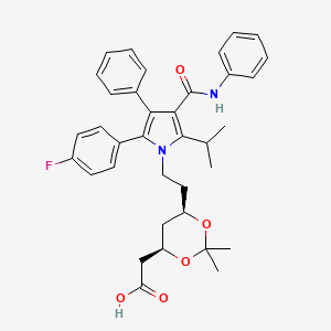 Chemical structure of Atorvastatin acetonide
