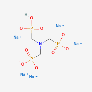 Chemical structure of ATMP·Na{5}