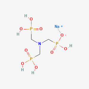 Chemical structure of ATMP·Na{4}