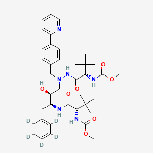 Chemical structure of Atazanavir-d5