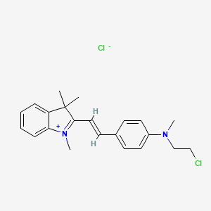 Chemical structure of Astrazon Pink FG