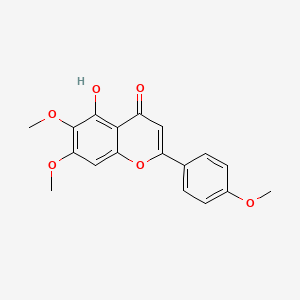 Chemical structure of Assiguxanthone B