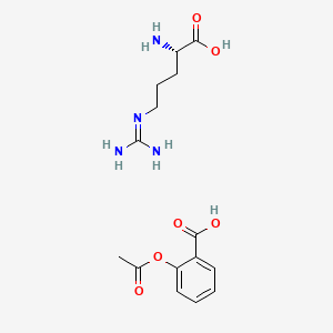 Chemical structure of Aspirin-L-argininie