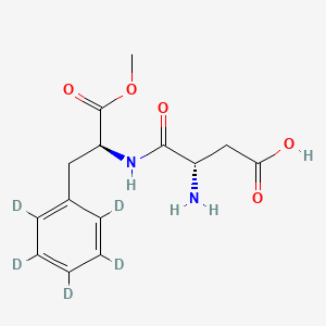 Chemical structure of Aspartame-d5