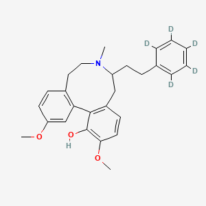 Chemical structure of Asocainol-d5