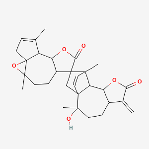 Chemical structure of Artemyriantholide D