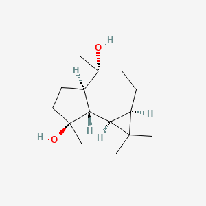 Chemical structure of Aromadendrane-4β,10α-diol