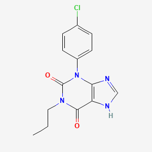 Chemical structure of Arofylline