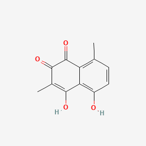 Chemical structure of Aristolindiquinone