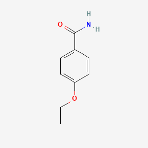 Chemical structure of p-Ethoxybenzamide