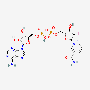 Chemical structure of Ara-F-NAD+