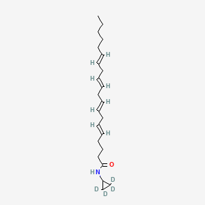 Chemical structure of Arachidonyl(cyclopropyl-d4)amide