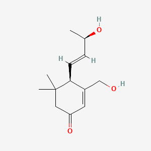 Chemical structure of Apocynol A