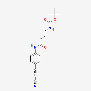Chemical structure of APN-C3-NH-Boc