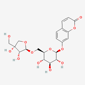Chemical structure of apiosylskimmin