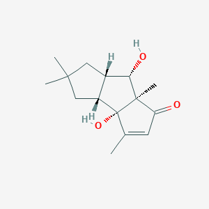 Chemical structure of Antrodin A
