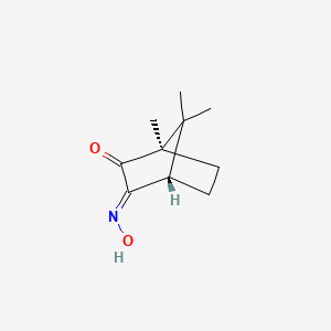 Chemical structure of anti-(1R)-(+)-Camphorquinone 3-Oxime